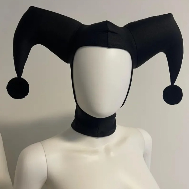 Briar Cosplay Prop - QQ Jester Cosplay Black/Red Hat Cosplay