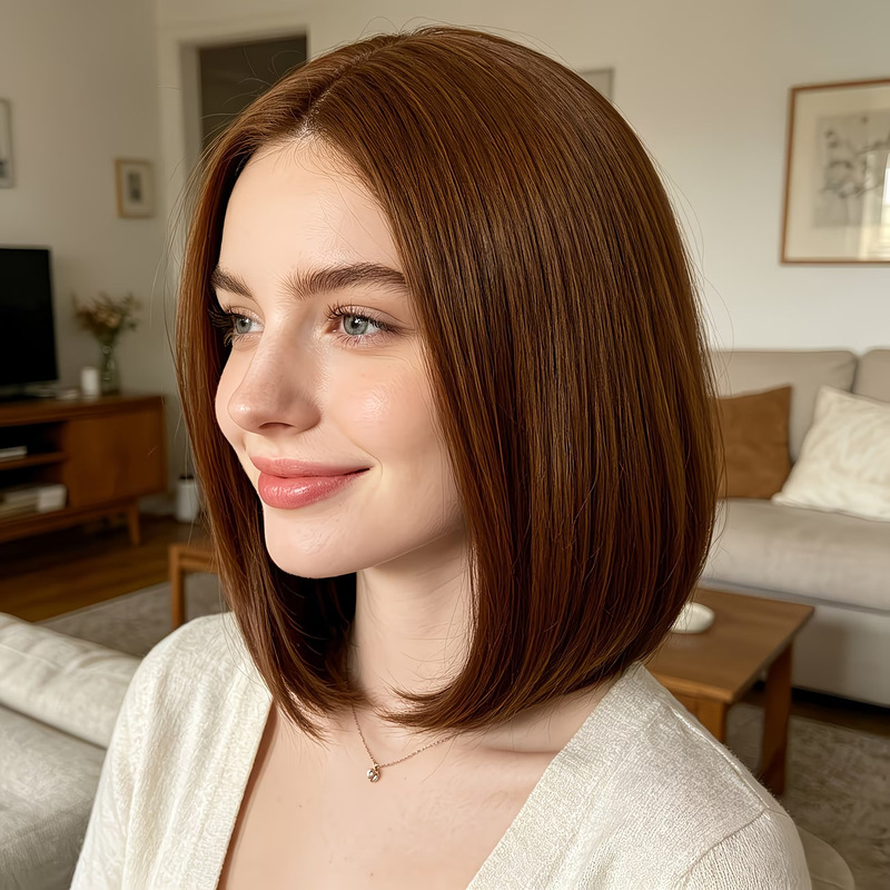 Airy bangs short bob wig, ligh - đánh giá và giá Wig Fiber Net
