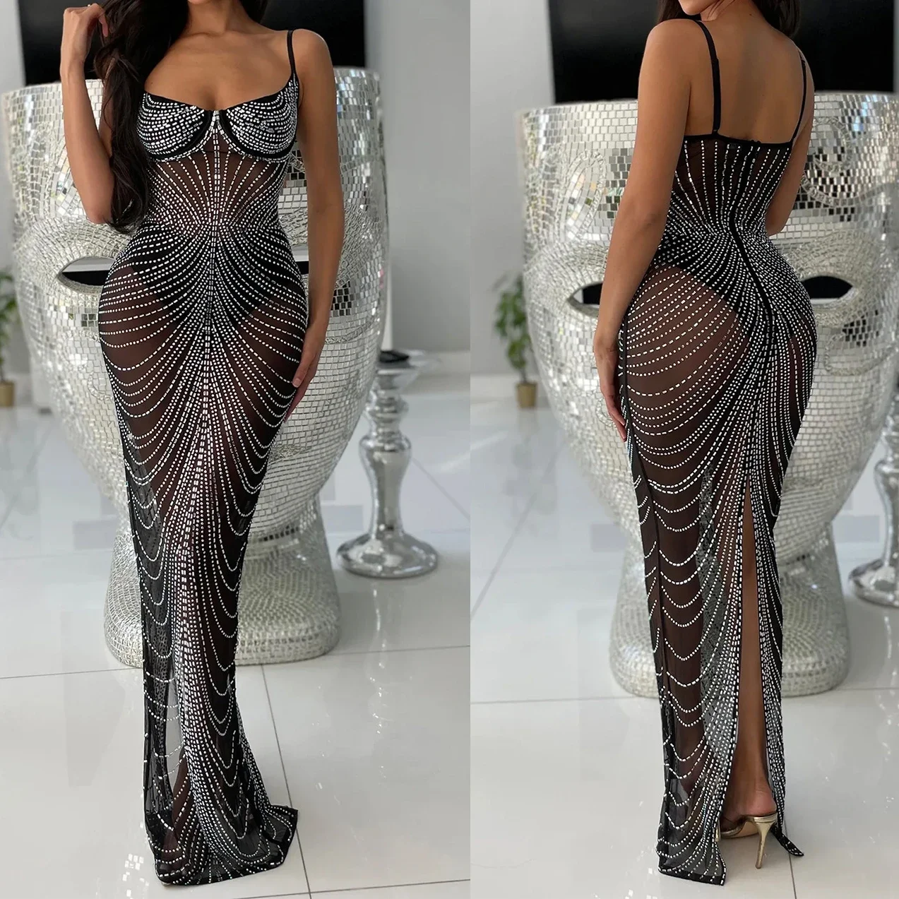 Party Sequins Dress Women Eleg - đánh giá và giá Briar Cosplay Prop